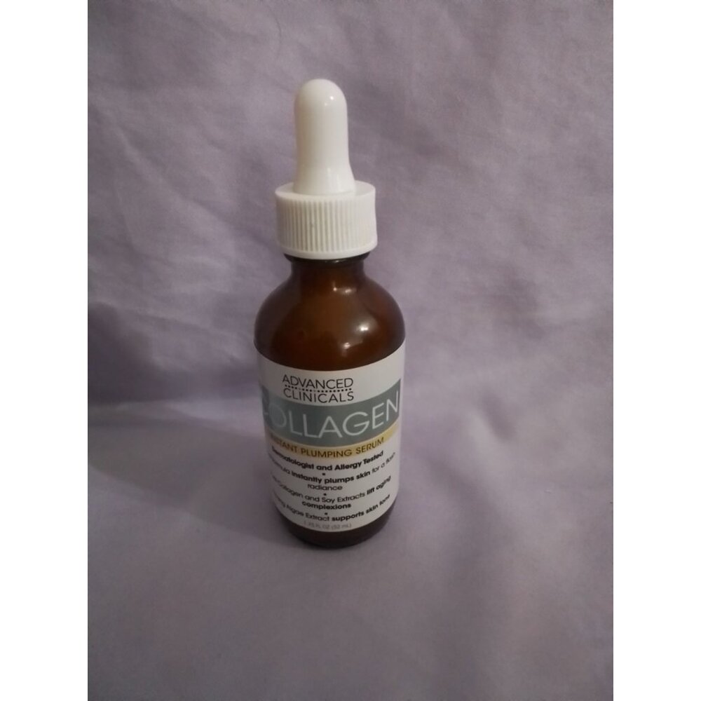 Advanced Clinicals Collagen Instant Plumping Serum 1.75 Oz